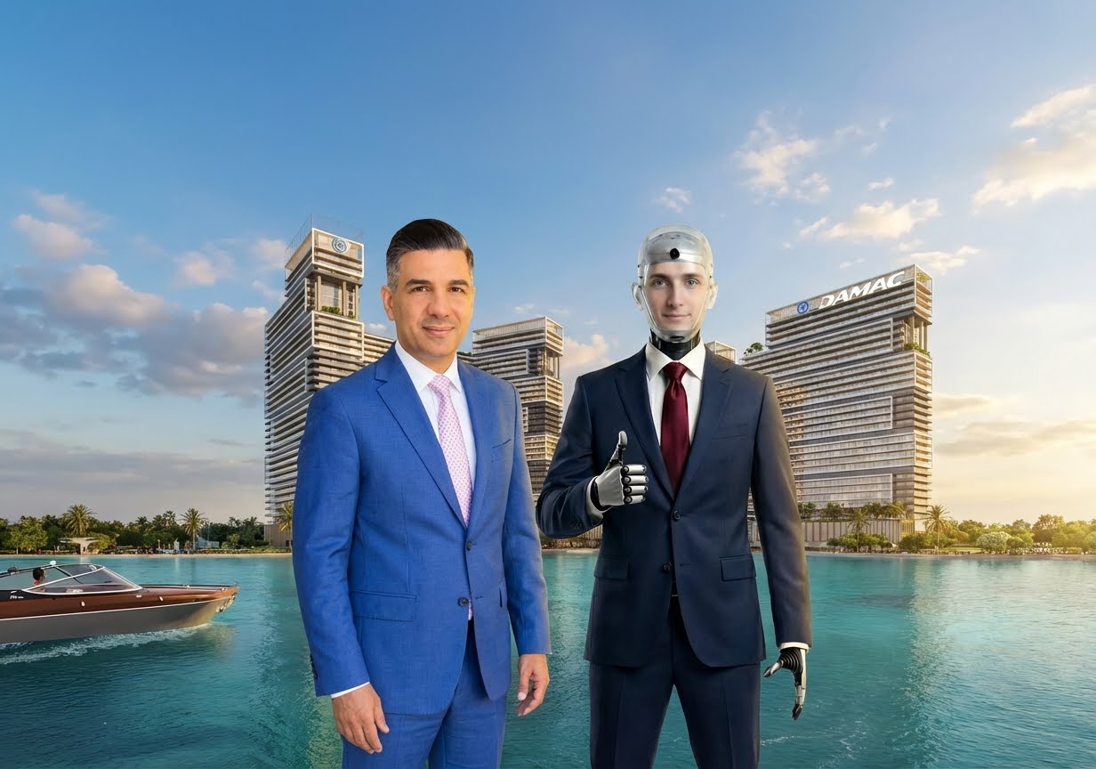 Robert the Robot Real Estate Broker in Dubai with Ben Bandari