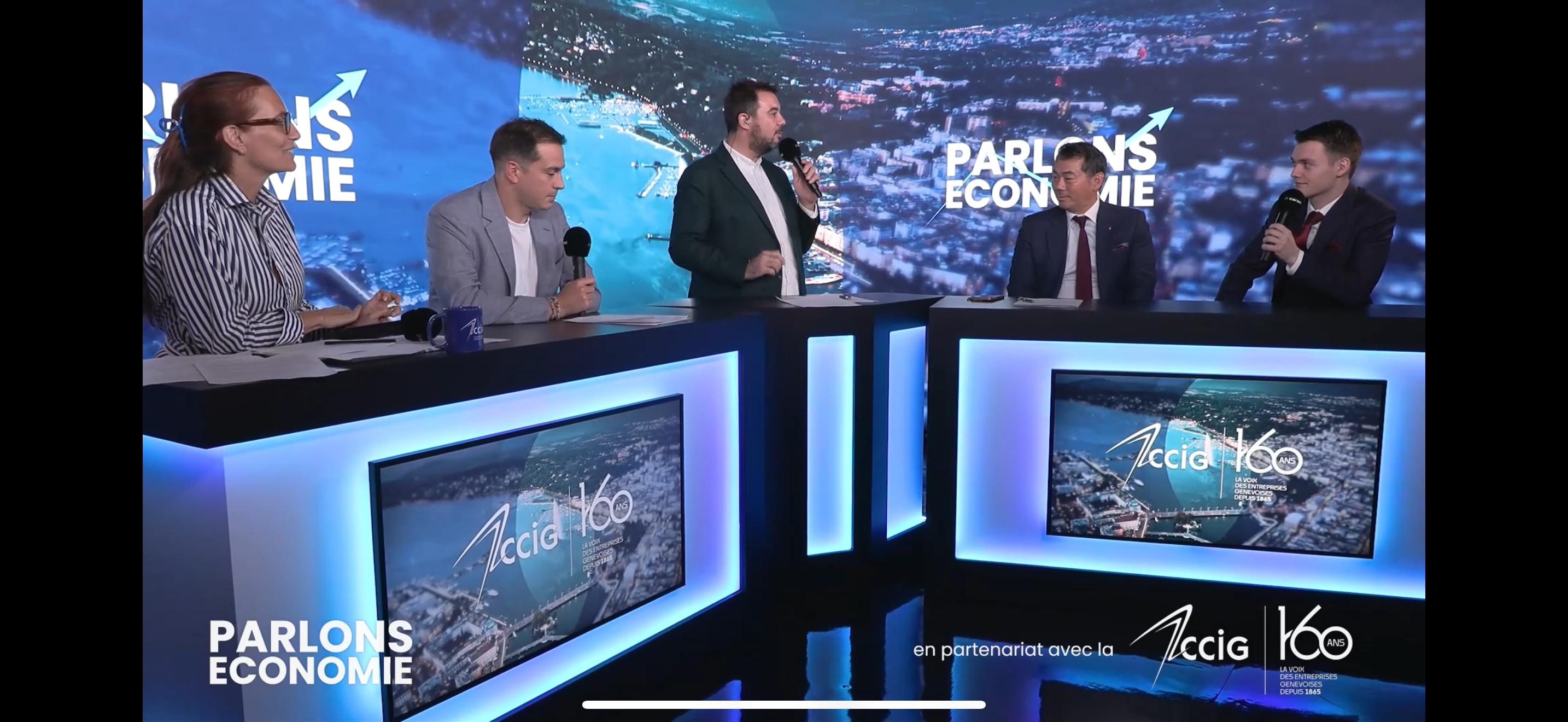 Robert Finance Robot on Swiss Television